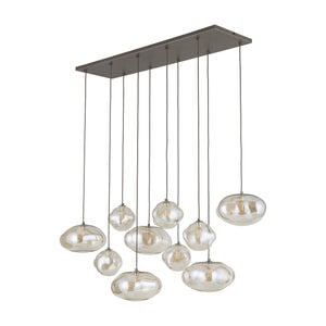 Lustră TK Lighting Nebia, maro, 10 x G9, 11793