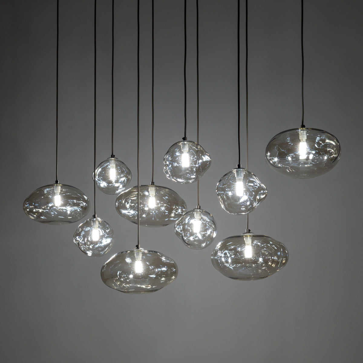 Lustră TK Lighting Nebia, maro, 10 x G9, 11793