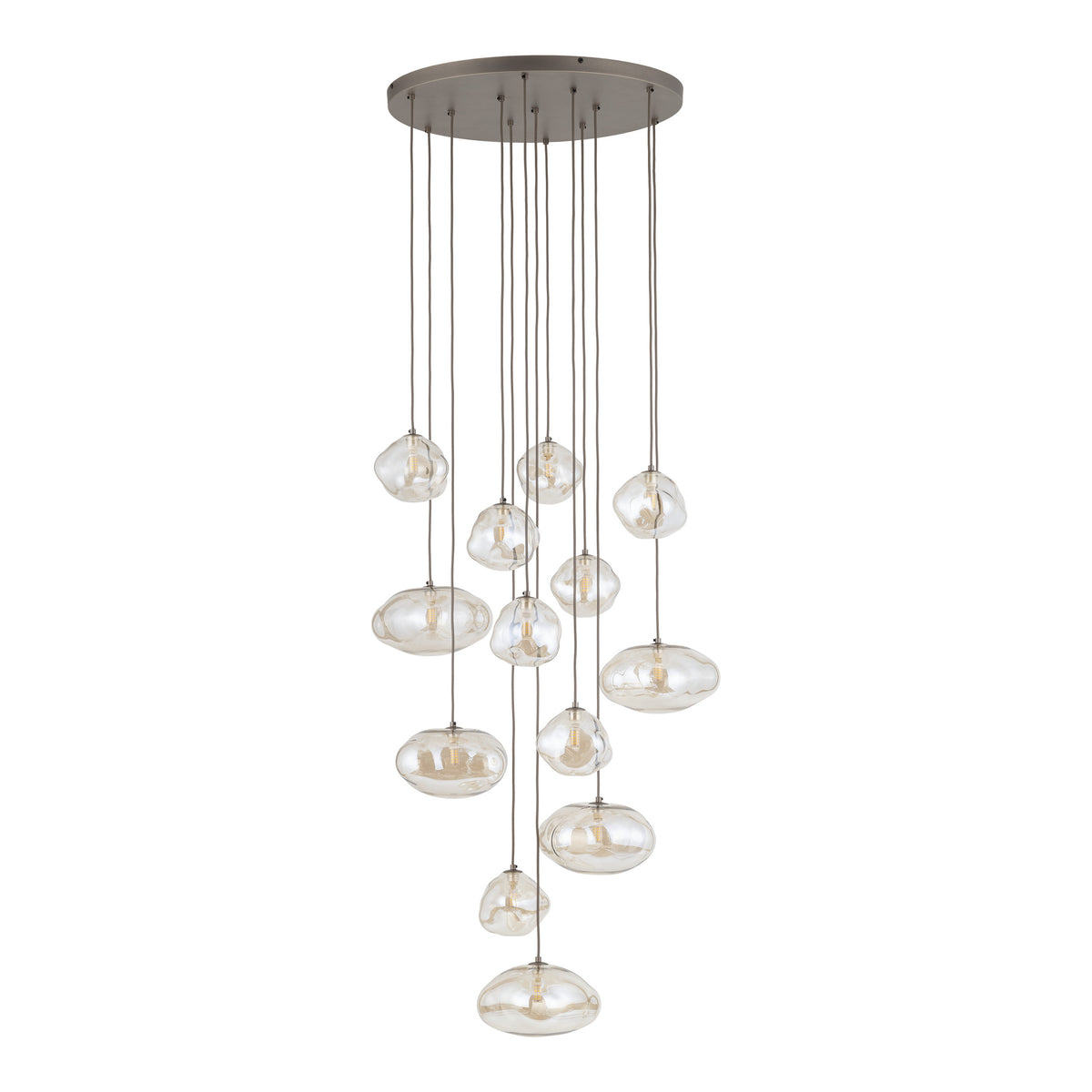Lustră TK Lighting Nebia, maro, 13 x G9, 11794