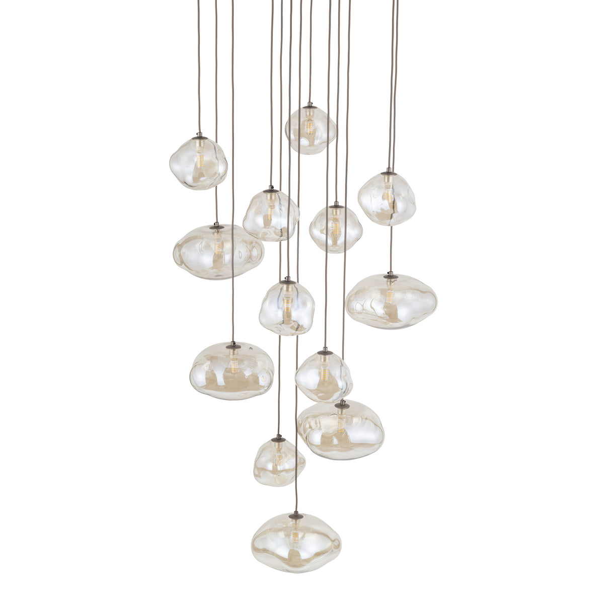 Lustră TK Lighting Nebia, maro, 13 x G9, 11794