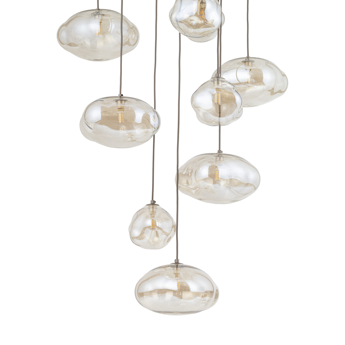 Lustră TK Lighting Nebia, maro, 13 x G9, 11794