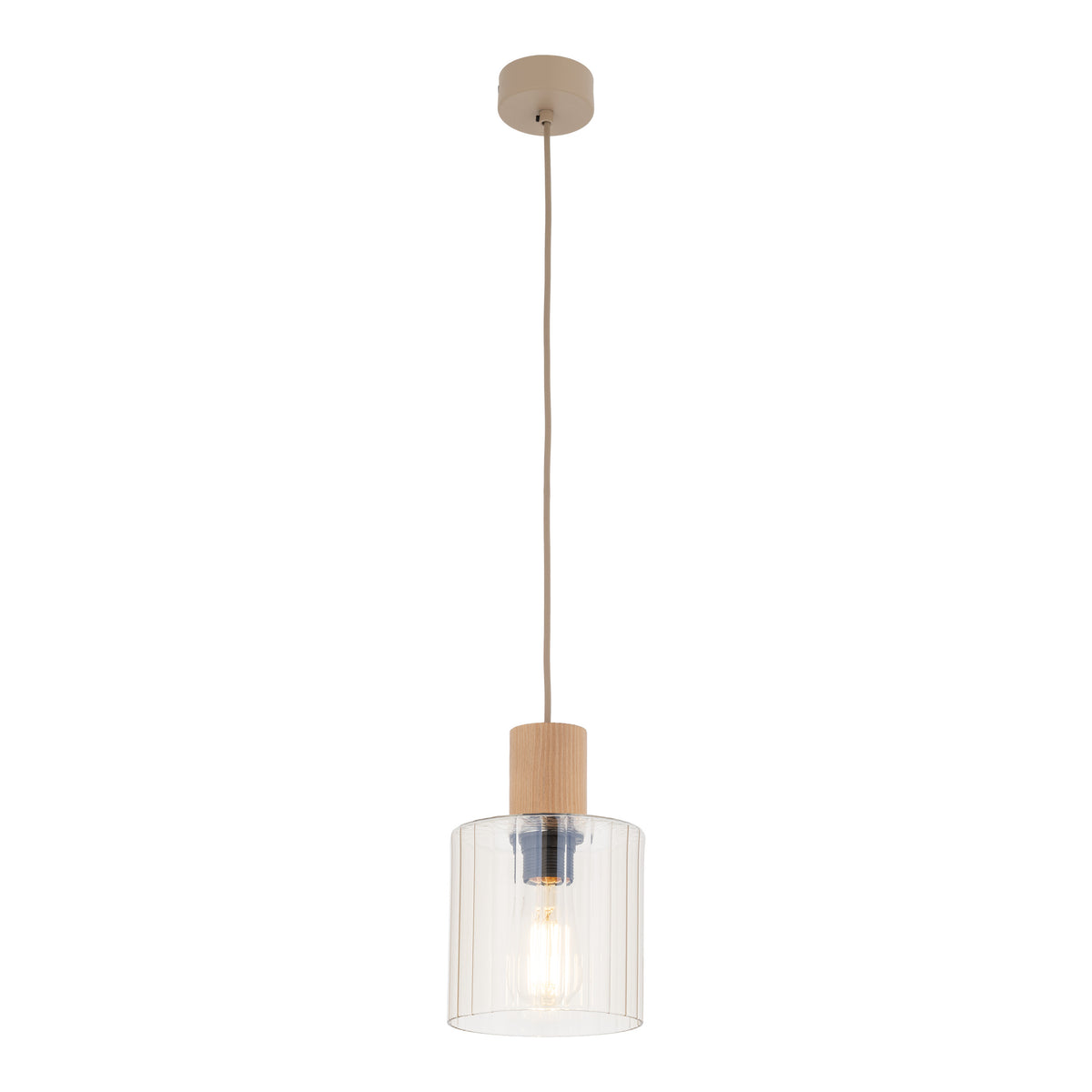 Pendul TK Lighting Sierra, lemn, 11800