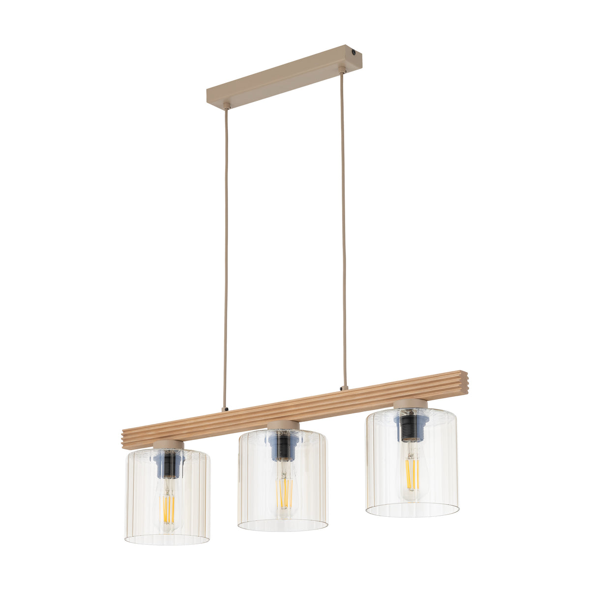 Lustră TK Lighting Viga Glass, 3 x E27, 11805