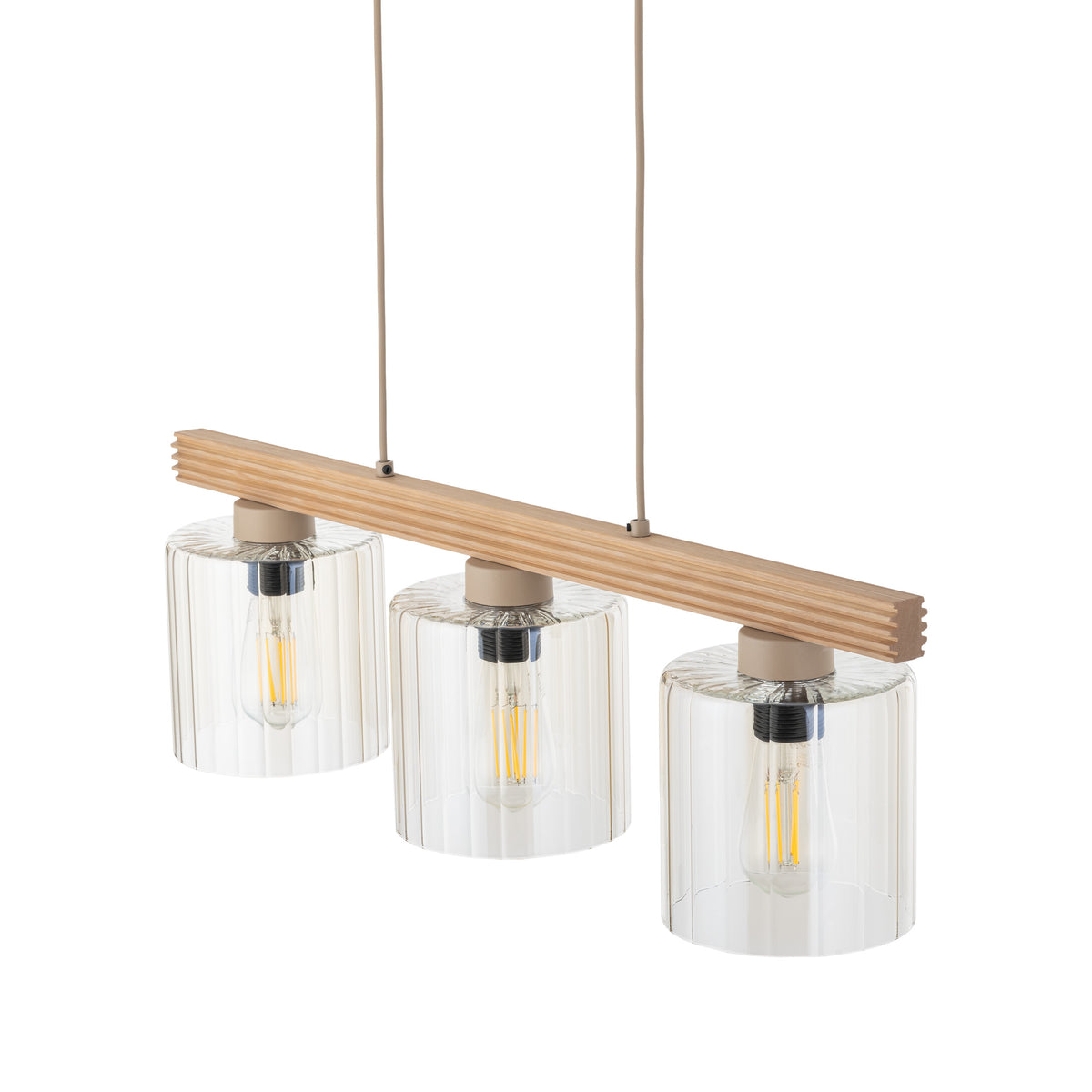 Lustră TK Lighting Viga Glass, 3 x E27, 11805