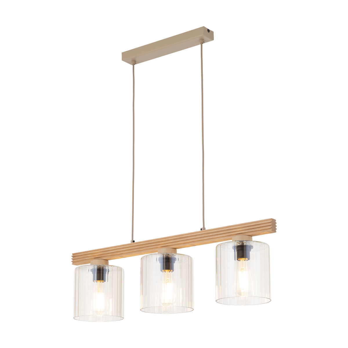 Lustră TK Lighting Viga Glass, 3 x E27, 11805