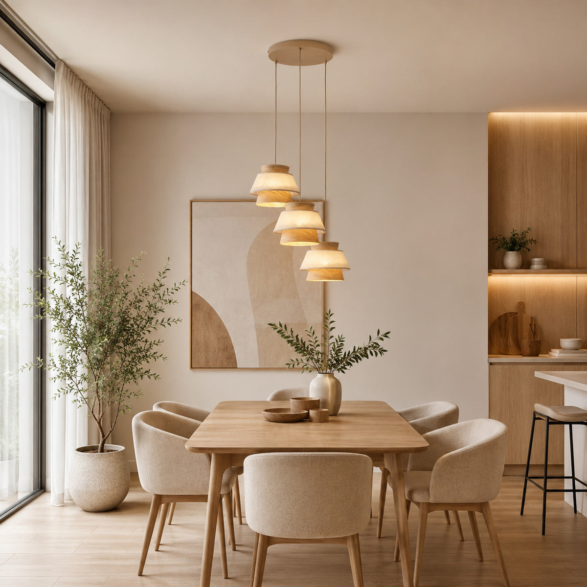 Lustră TK Lighting Kalum Rotund, in, 3 x E27, 11807