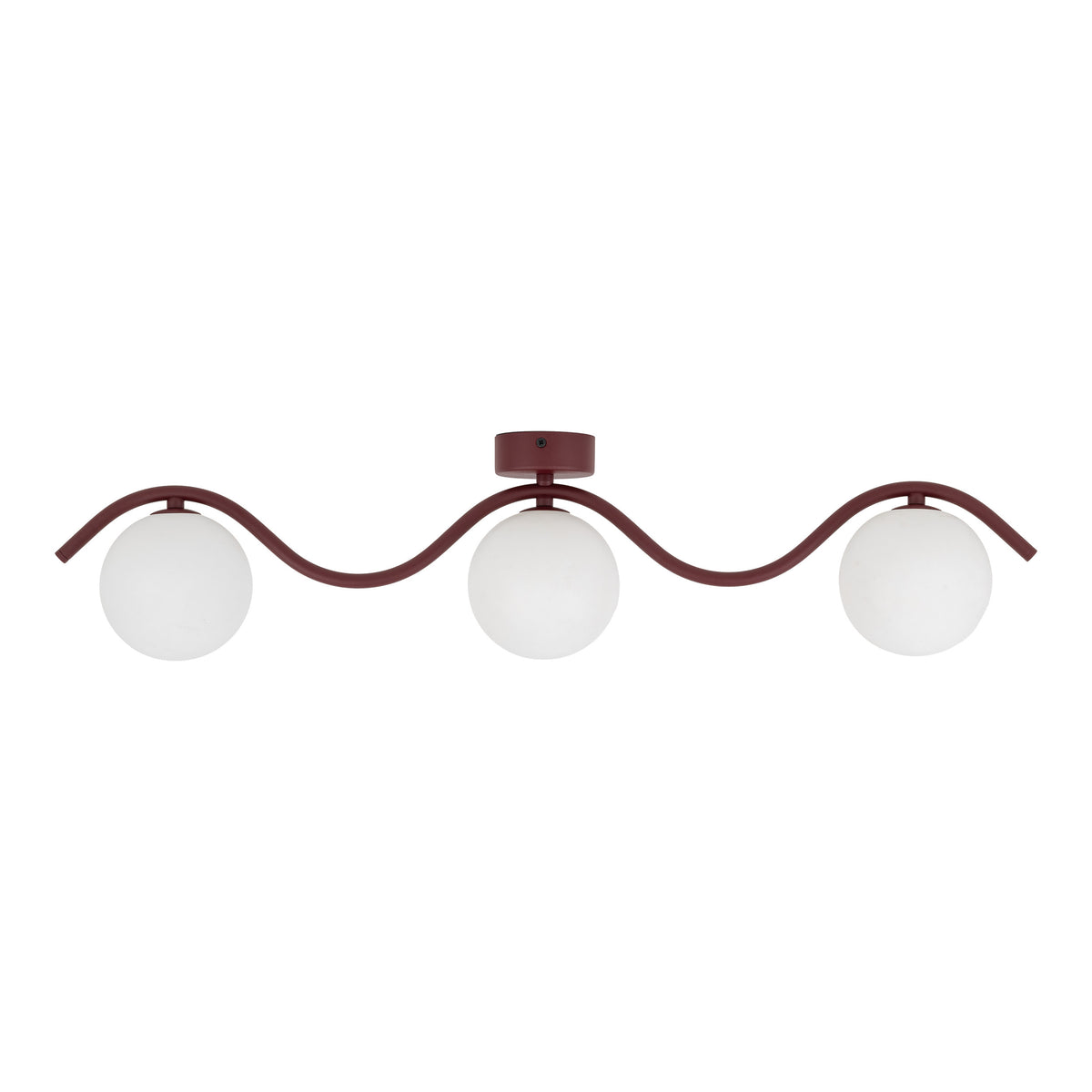 Plafonieră TK Lighting Ancona, burgund, 3 x G9, 11830