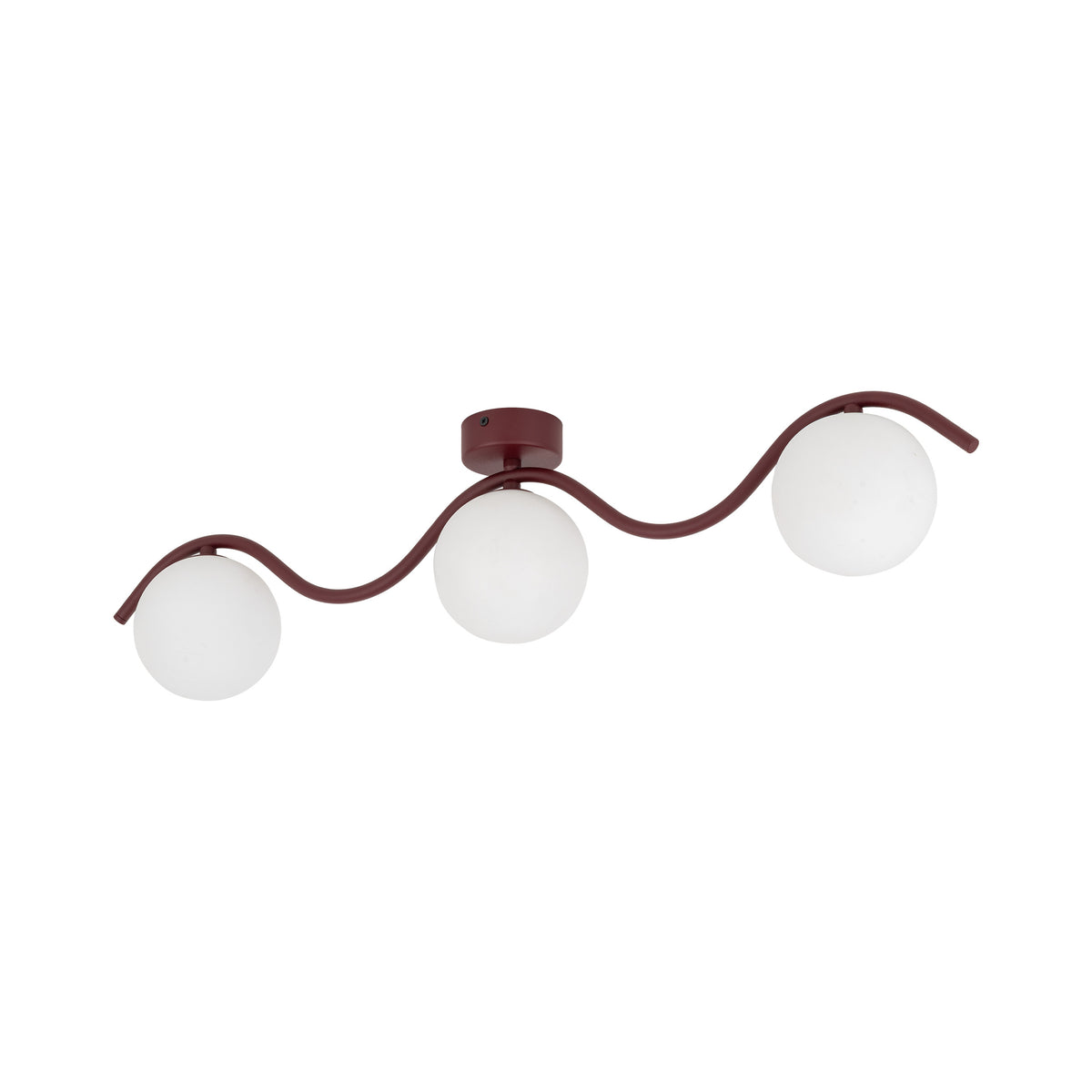 Plafonieră TK Lighting Ancona, burgund, 3 x G9, 11830