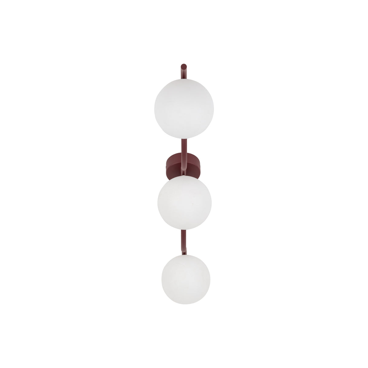 Plafonieră TK Lighting Ancona, burgund, 3 x G9, 11830