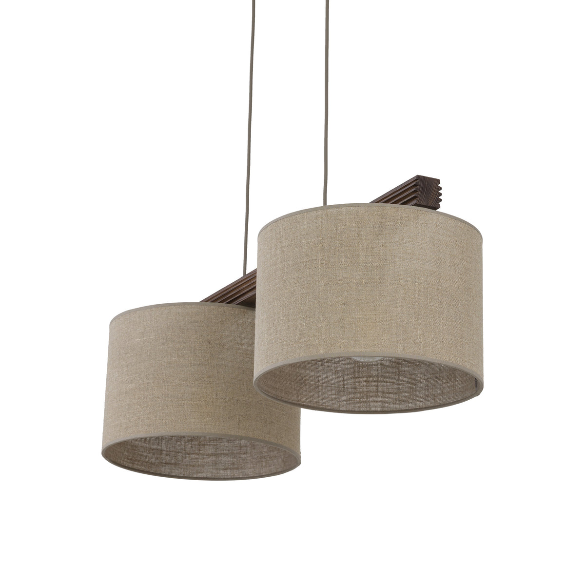 Lustră TK Lighting Viga Shade, nuc, 2 x E27, 11842