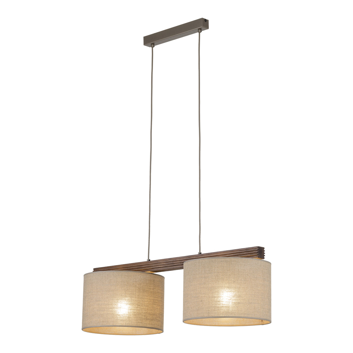 Lustră TK Lighting Viga Shade, nuc, 2 x E27, 11842