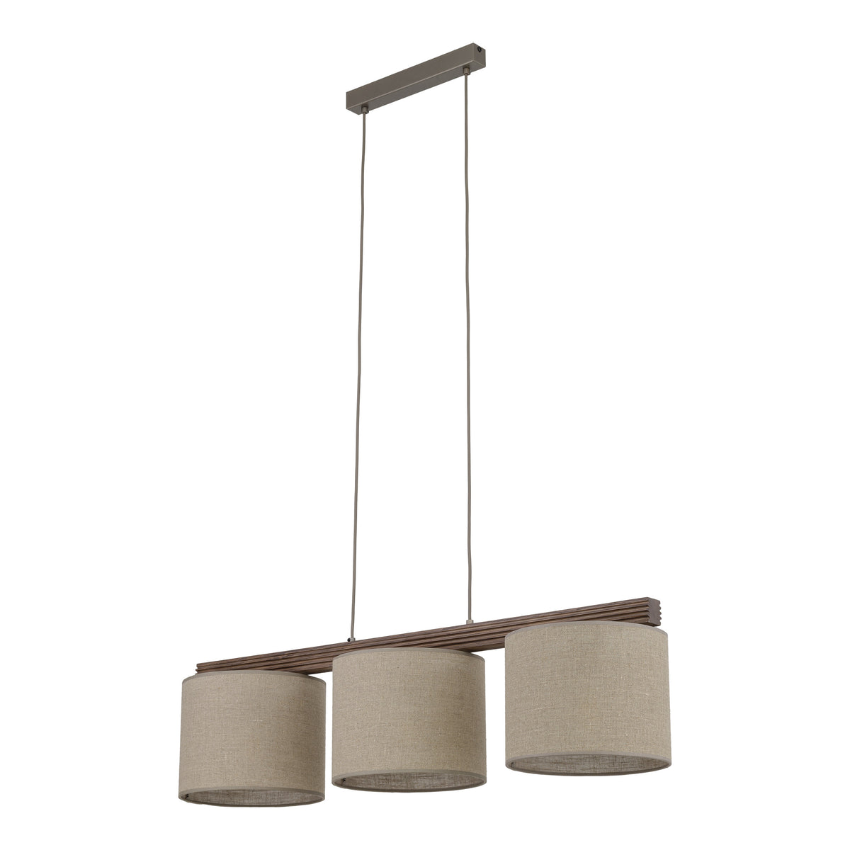 Lustră TK Lighting Viga Shade, nuc, 3 x E27, 11843