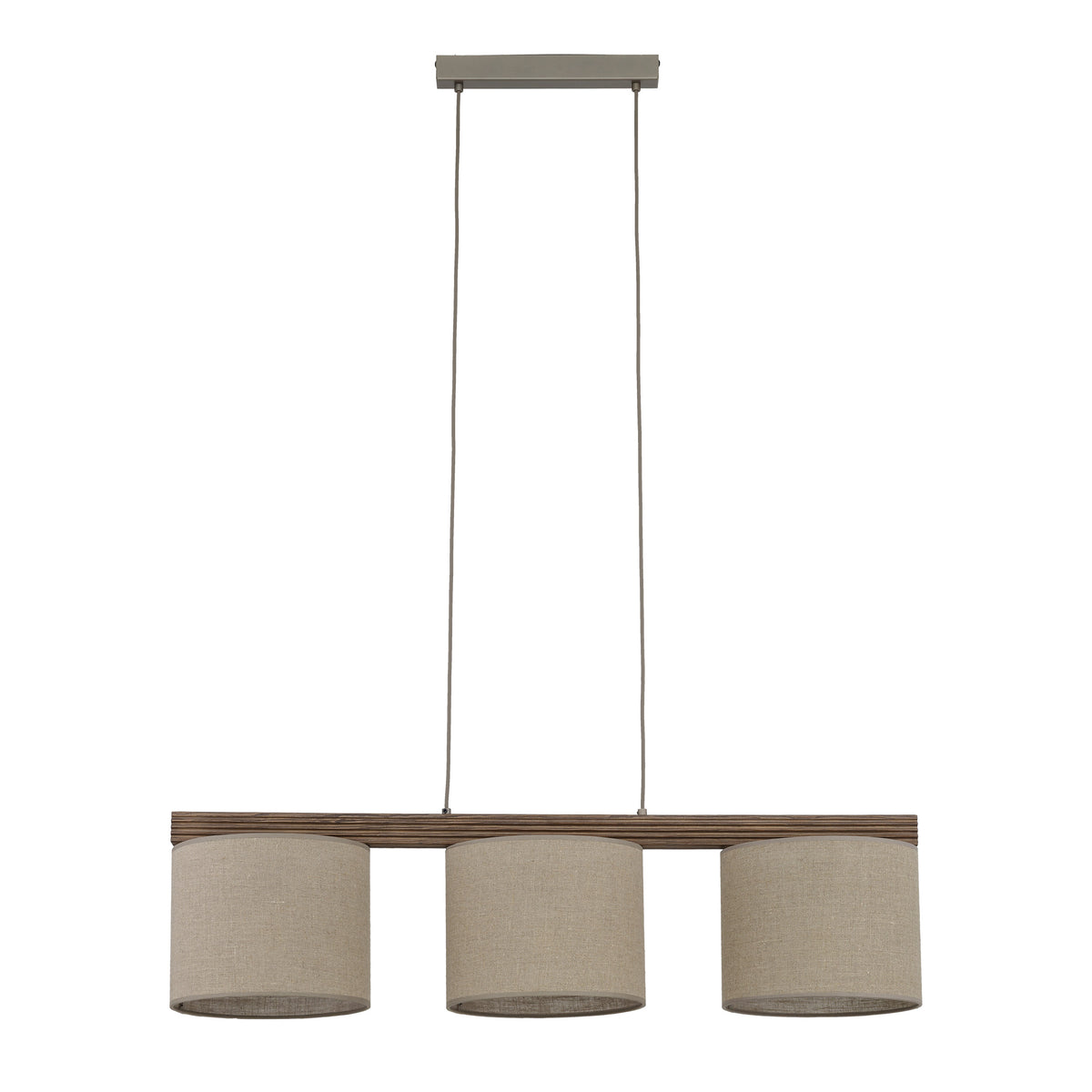 Lustră TK Lighting Viga Shade, nuc, 3 x E27, 11843