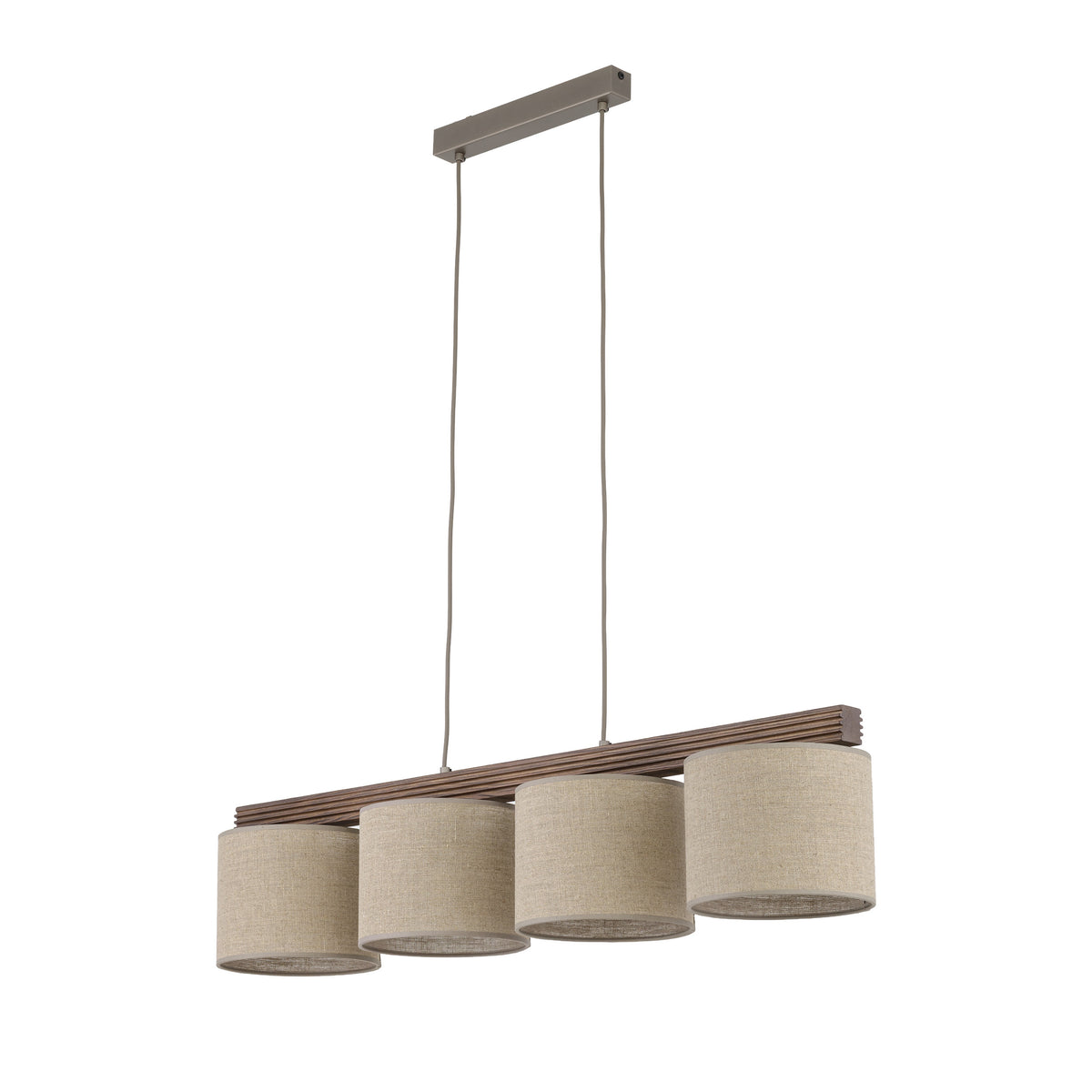 Lustră TK Lighting Viga Shade, nuc, 4 x E27, 11844