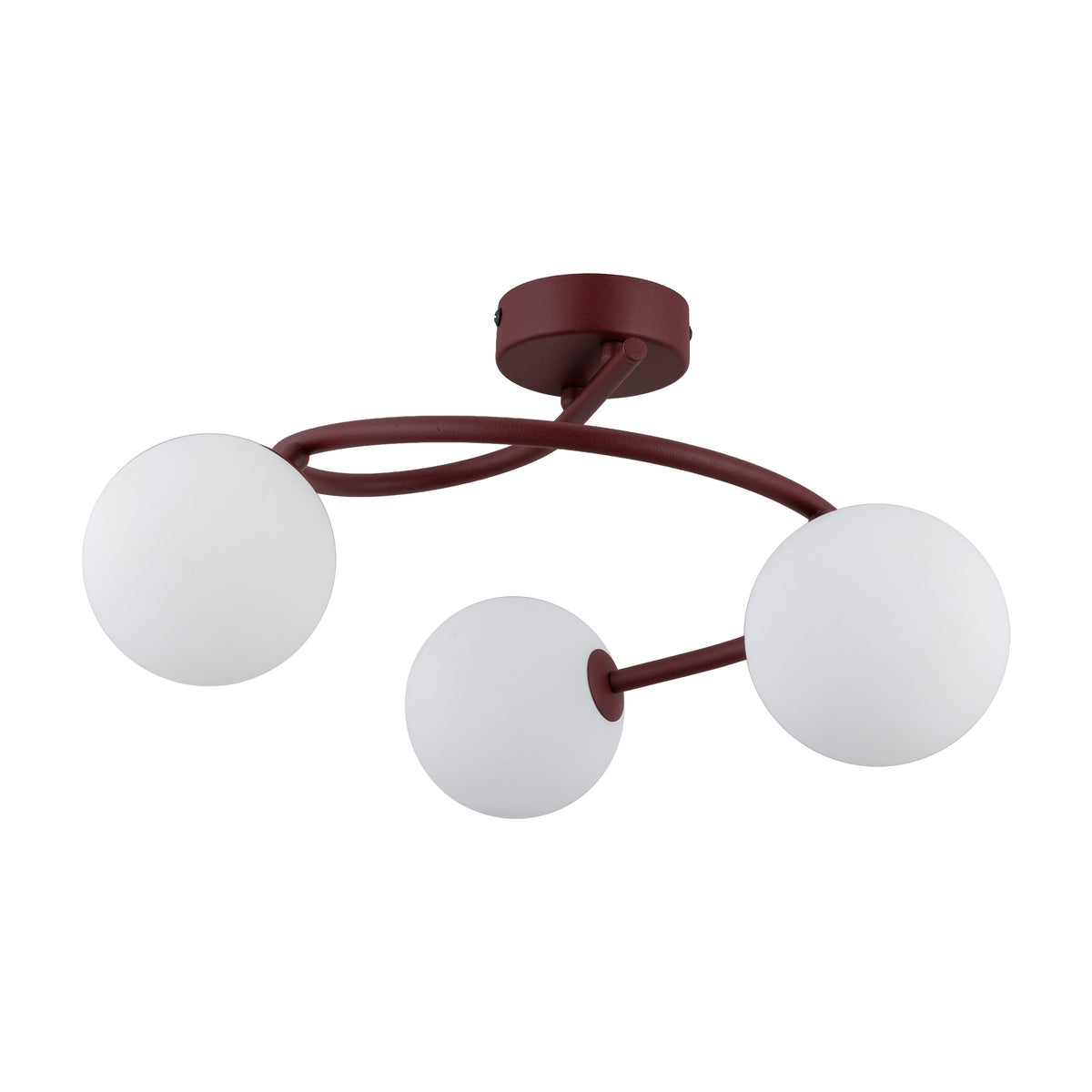 Plafonieră TK Lighting Ilsa, burgund, 3 x G9, 11851