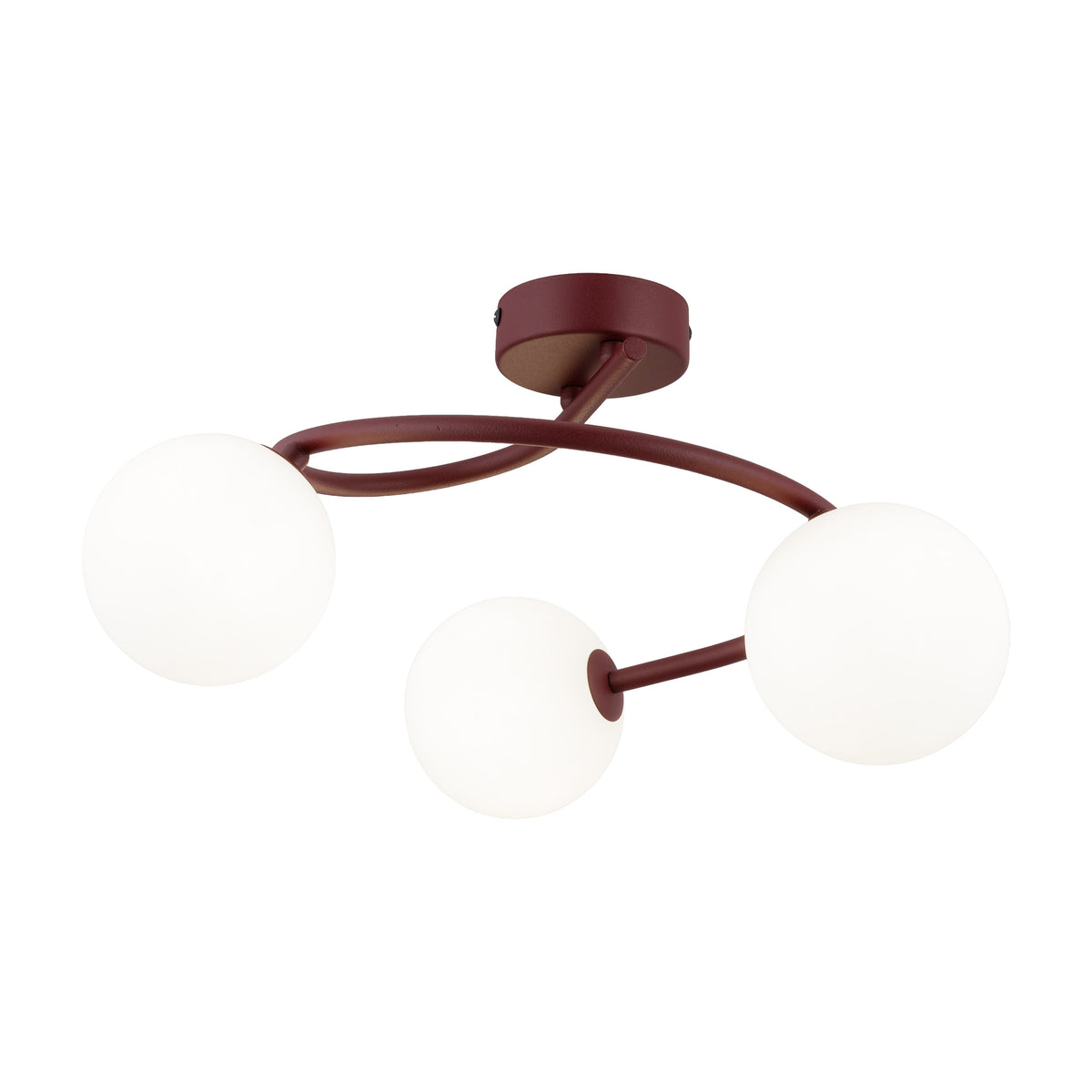 Plafonieră TK Lighting Ilsa, burgund, 3 x G9, 11851