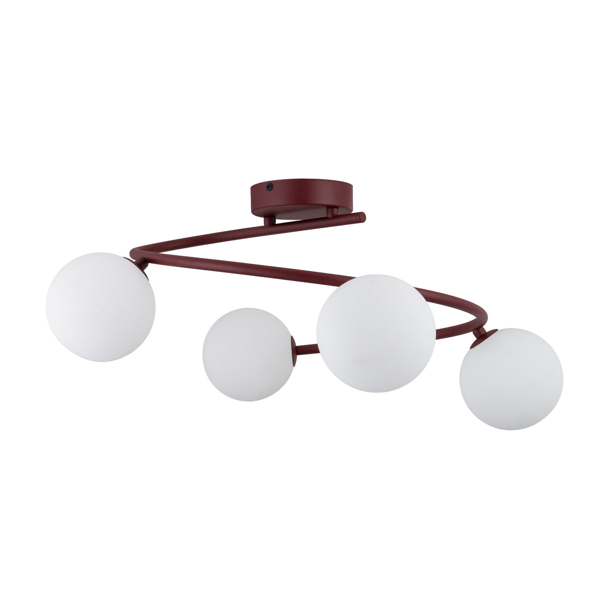 Plafonieră TK Lighting Ilsa, burgund, 4 x G9, 11852