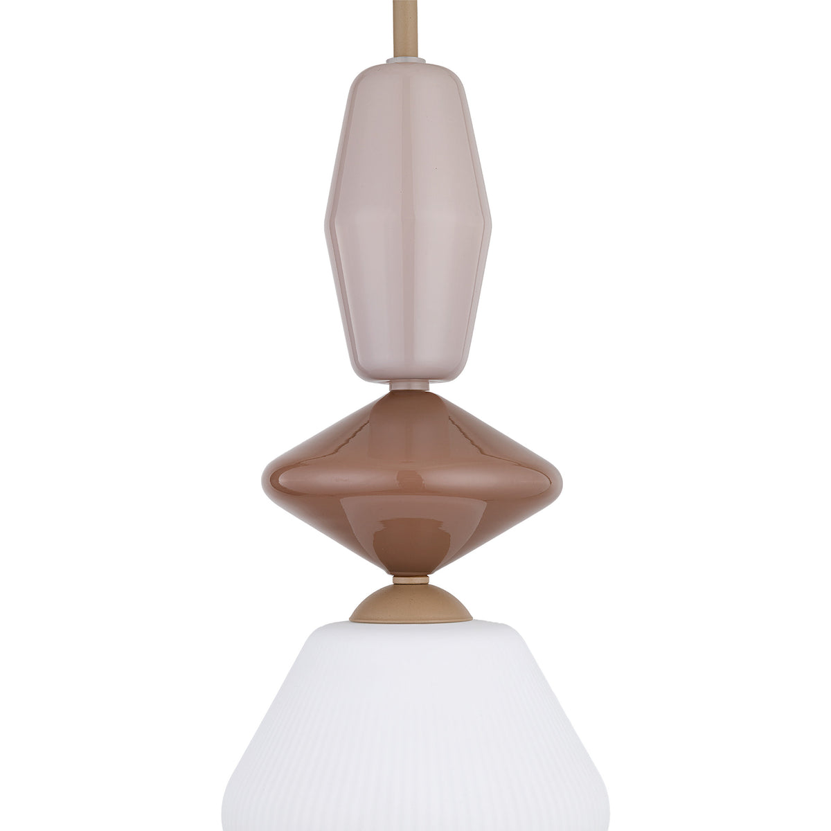 Pendul TK Lighting Zen Fuso, nisip, alb, 11860