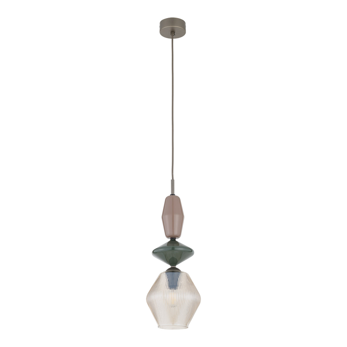 Pendul TK Lighting Zen Fuso, maro, coniac, 11865