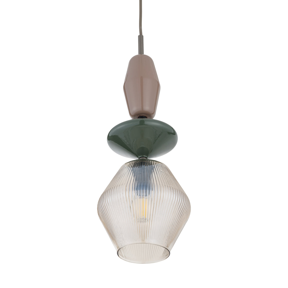 Pendul TK Lighting Zen Fuso, maro, coniac, 11865