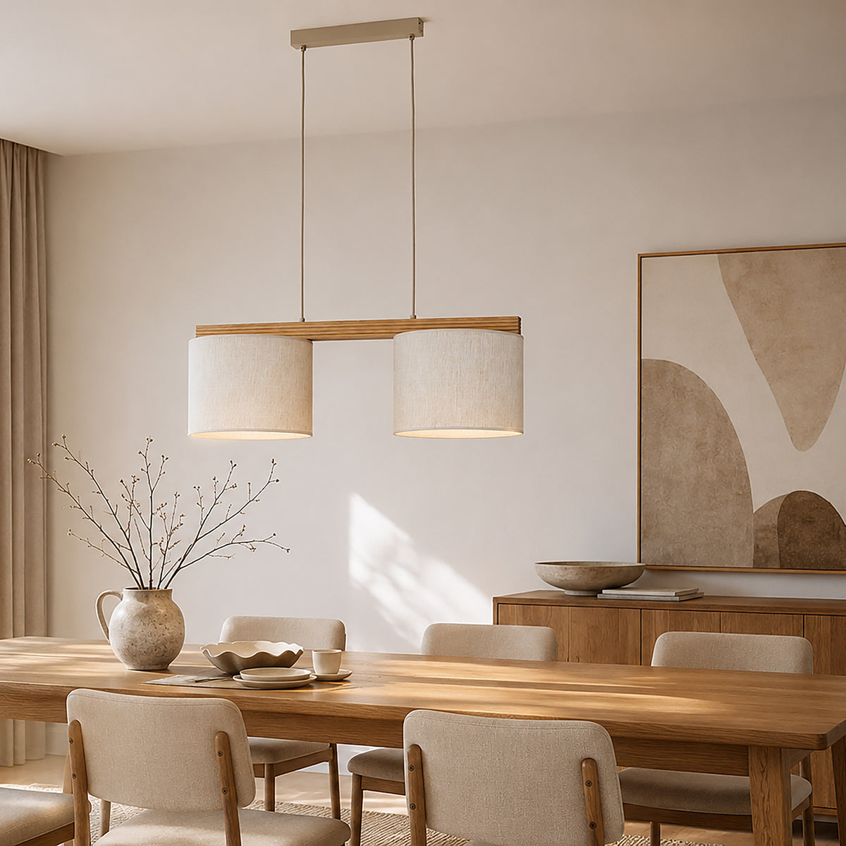 Lustră TK Lighting Viga Shade, pin, 2 x E27, 11881