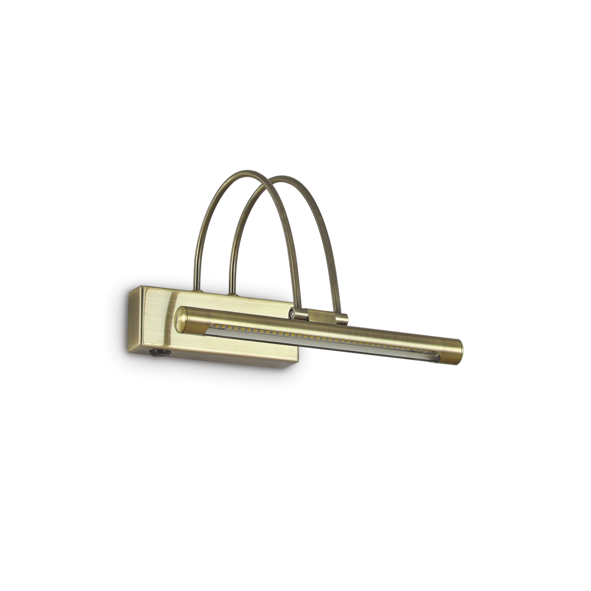 Aplică Ideal Lux Bow, brunat, Ø26 cm, 121338