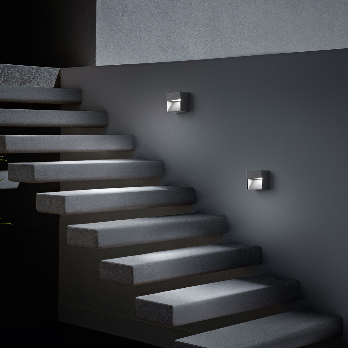 Aplică de exterior Ideal Lux Down AP1, antracit, 122045