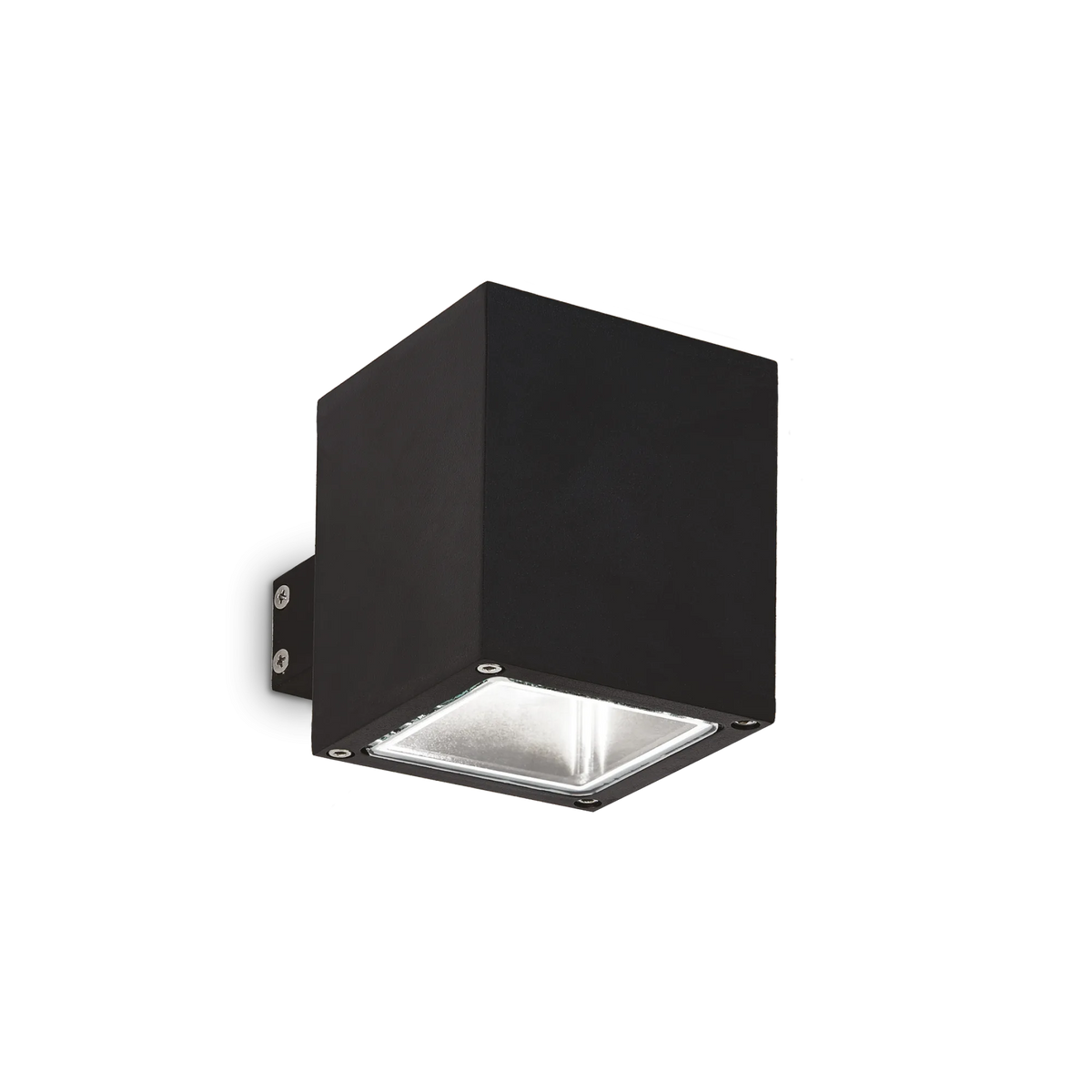 Aplică de exterior Ideal Lux Snif AP1 Square, negru, 123080