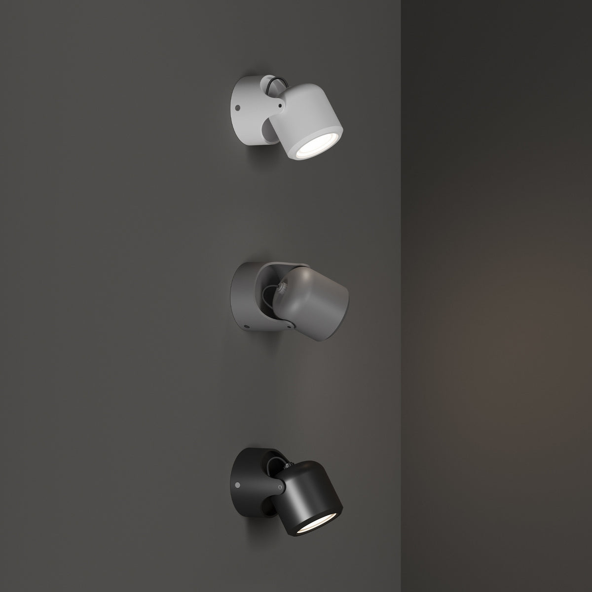 Aplică de exterior Ideal Lux Xeno AP1, gri, 129471