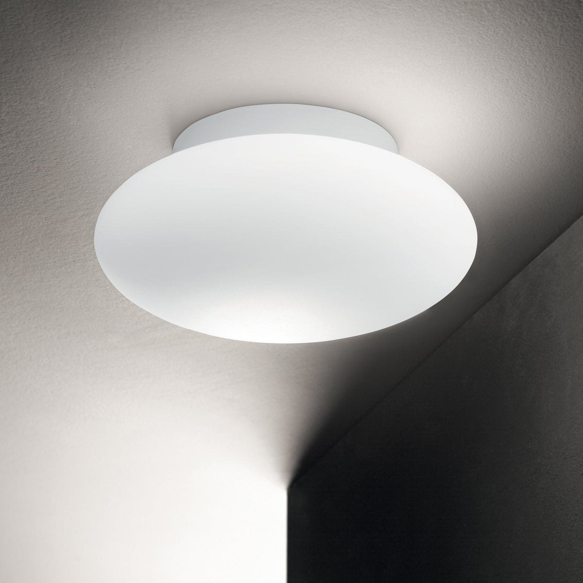 Plafonieră de exterior Ideal Lux Bubble PL1, 135250