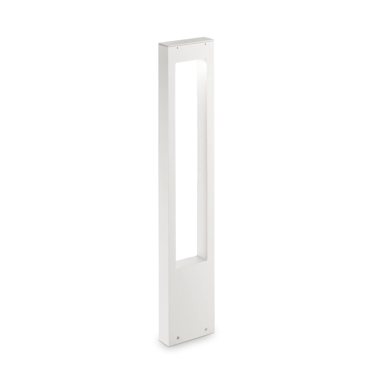 Stâlp de iluminat exterior Ideal Lux Vega PT1, alb, 136035