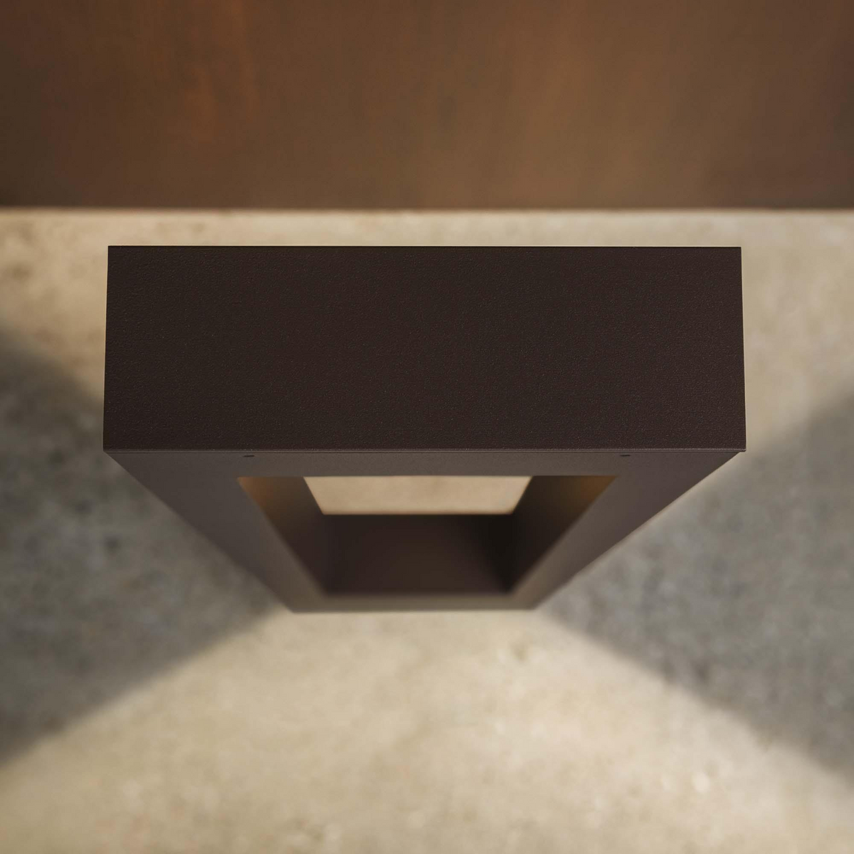 Stâlp de iluminat exterior Ideal Lux Vega PT1, negru, 136059