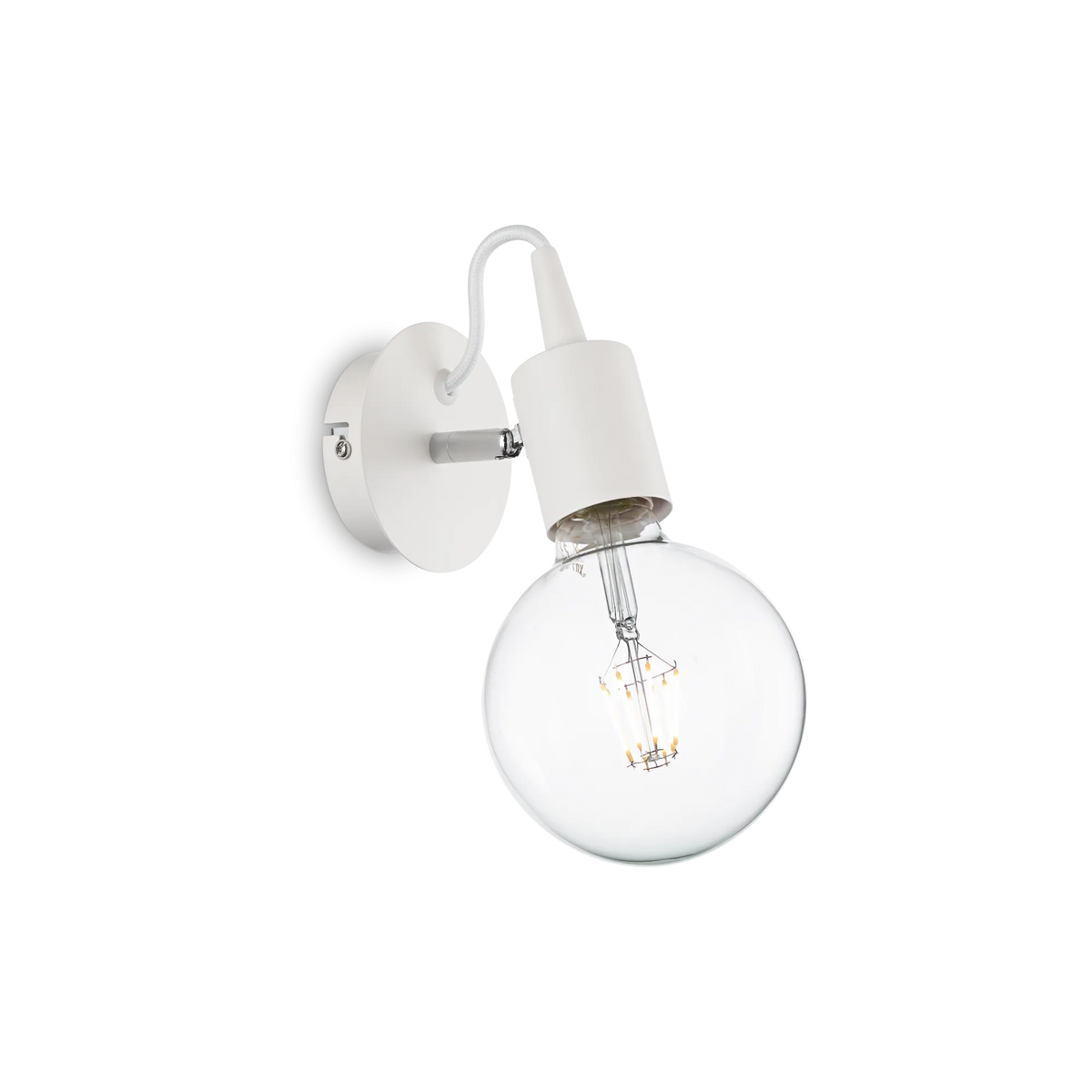 Aplică Ideal Lux Edison AP1, alb, 138374