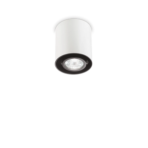 Plafonieră Ideal Lux Mood PL1 Round, alb, Ø9 cm, 140841