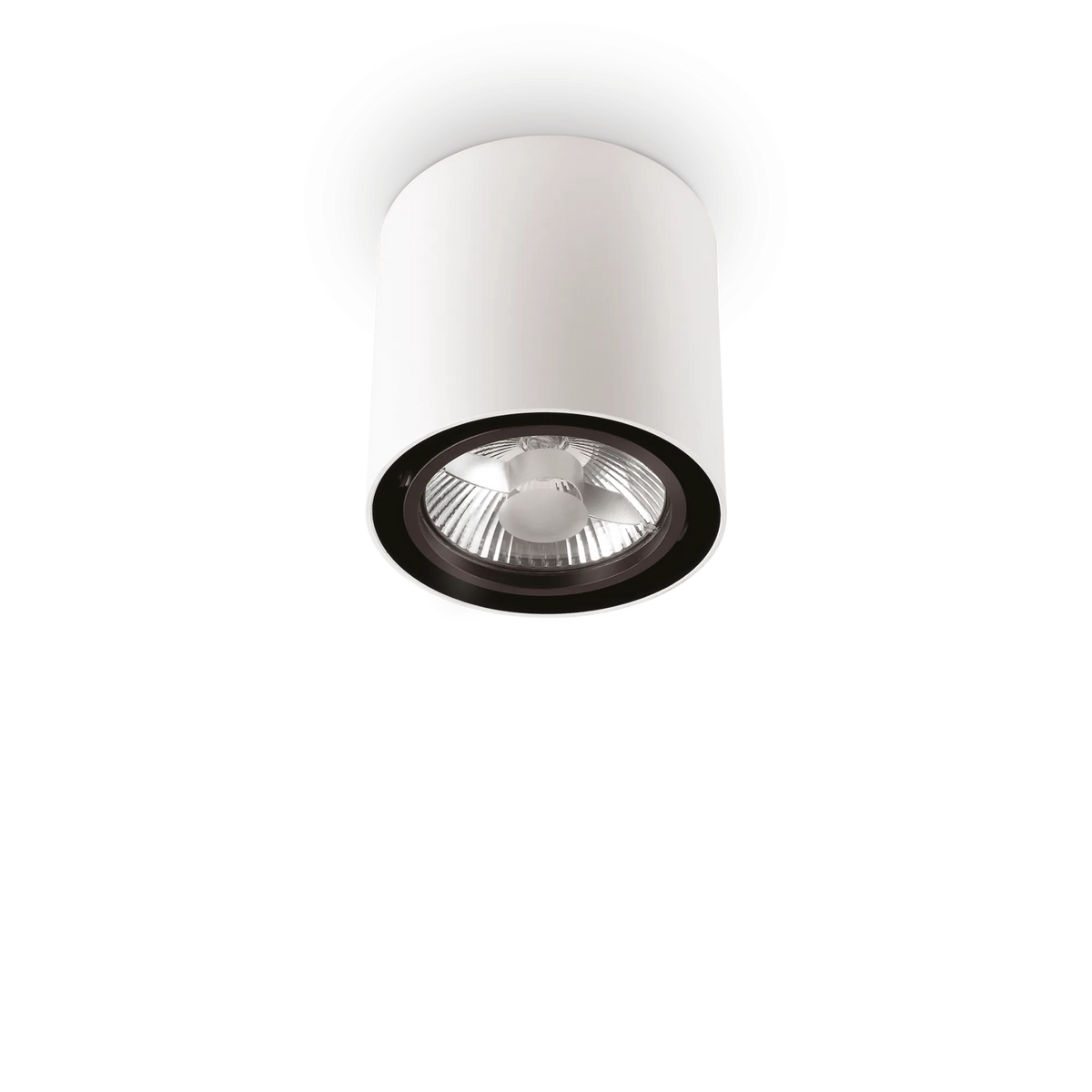 Plafonieră Ideal Lux Mood PL1 Round, alb, Ø15 cm, 140872