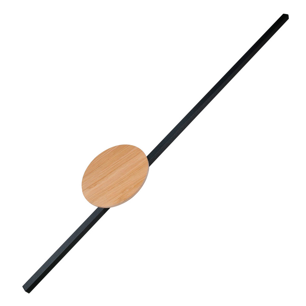 Aplică TK Lighting Java 1, negru / lemn, 1441