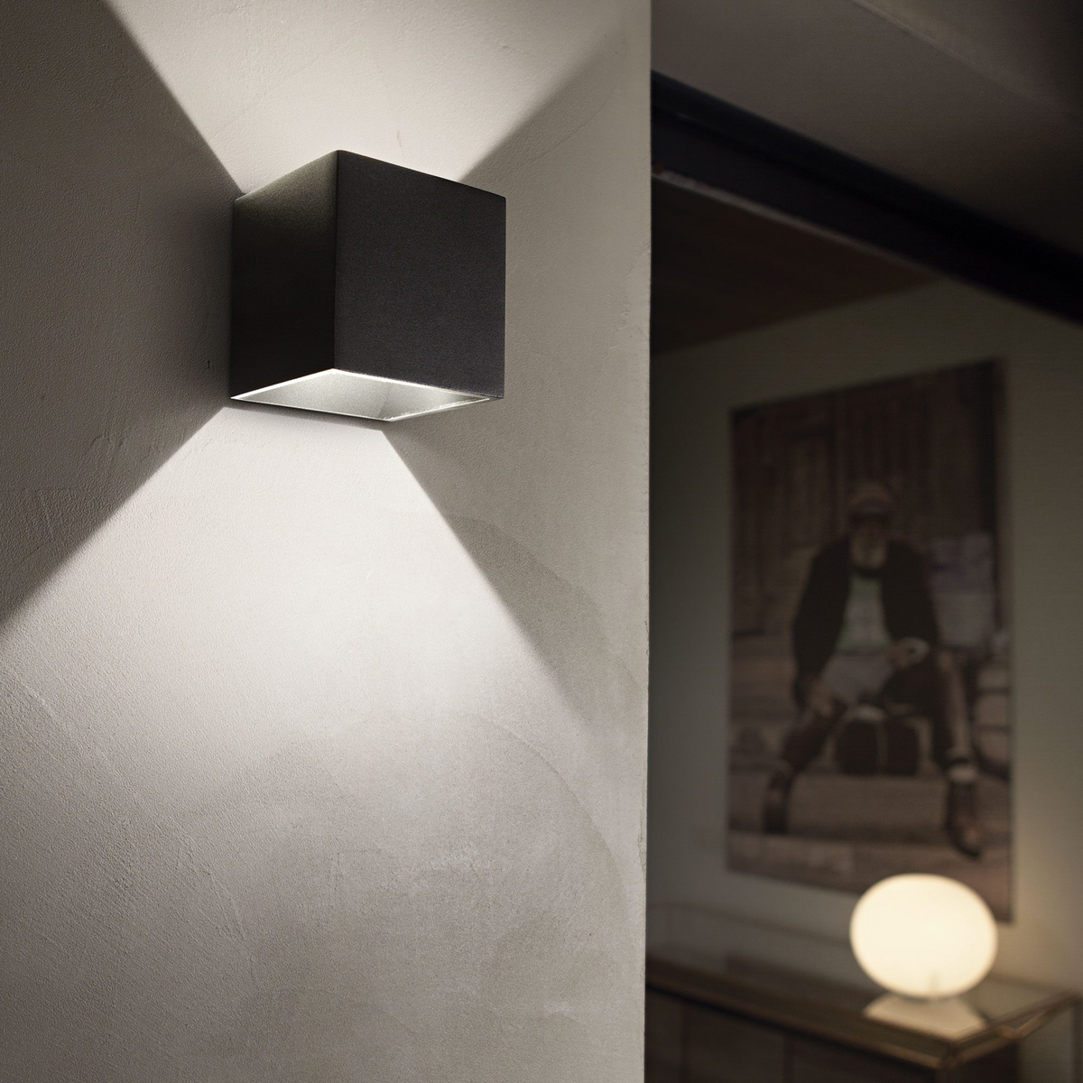 Aplică Ideal Lux Rubik 4000K, negru, 142302