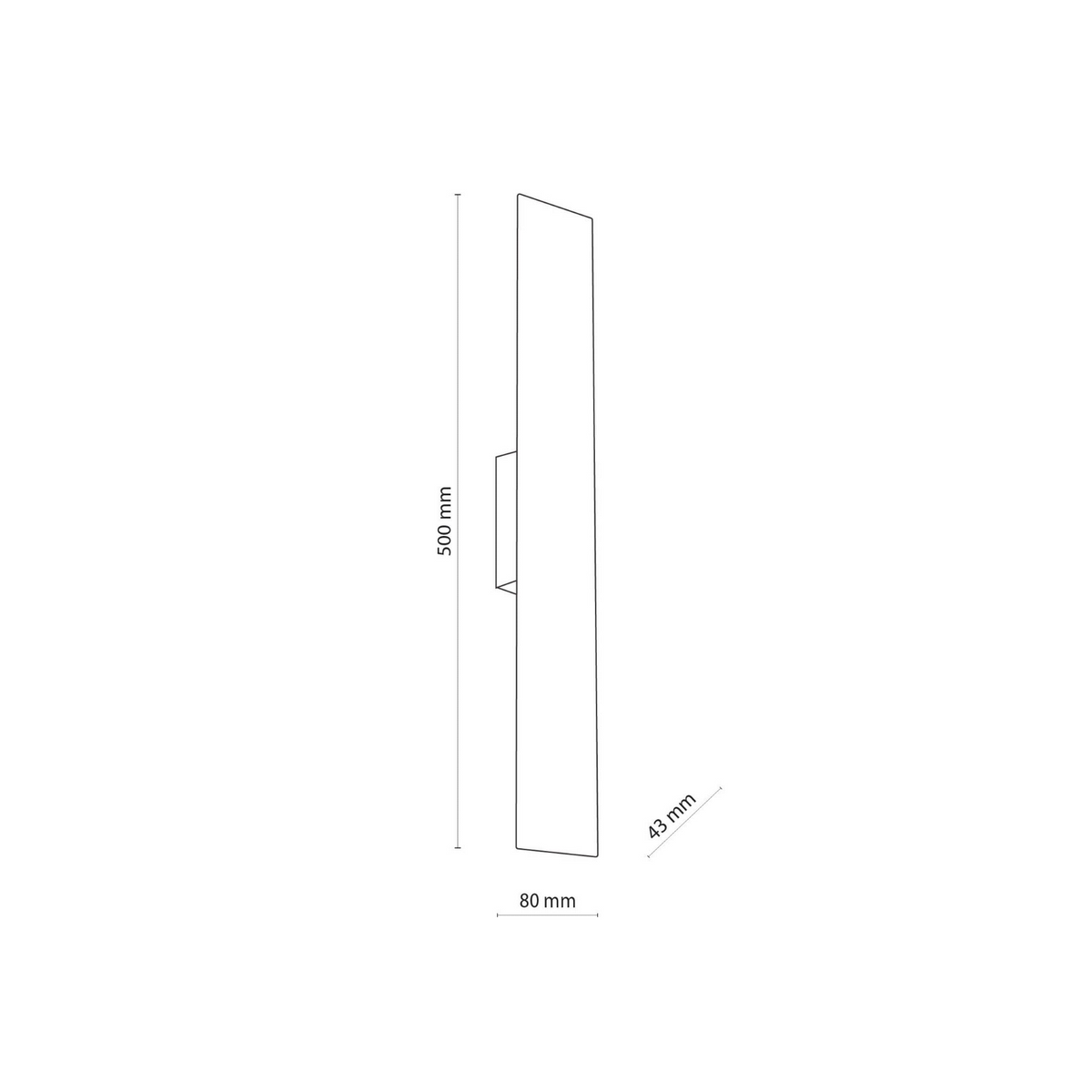 Aplică TK Lighting Navi, alb, 4755