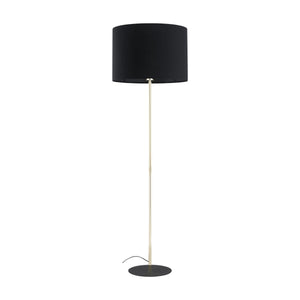 Lampadar TK Lighting Umberto, negru/auriu, 16029