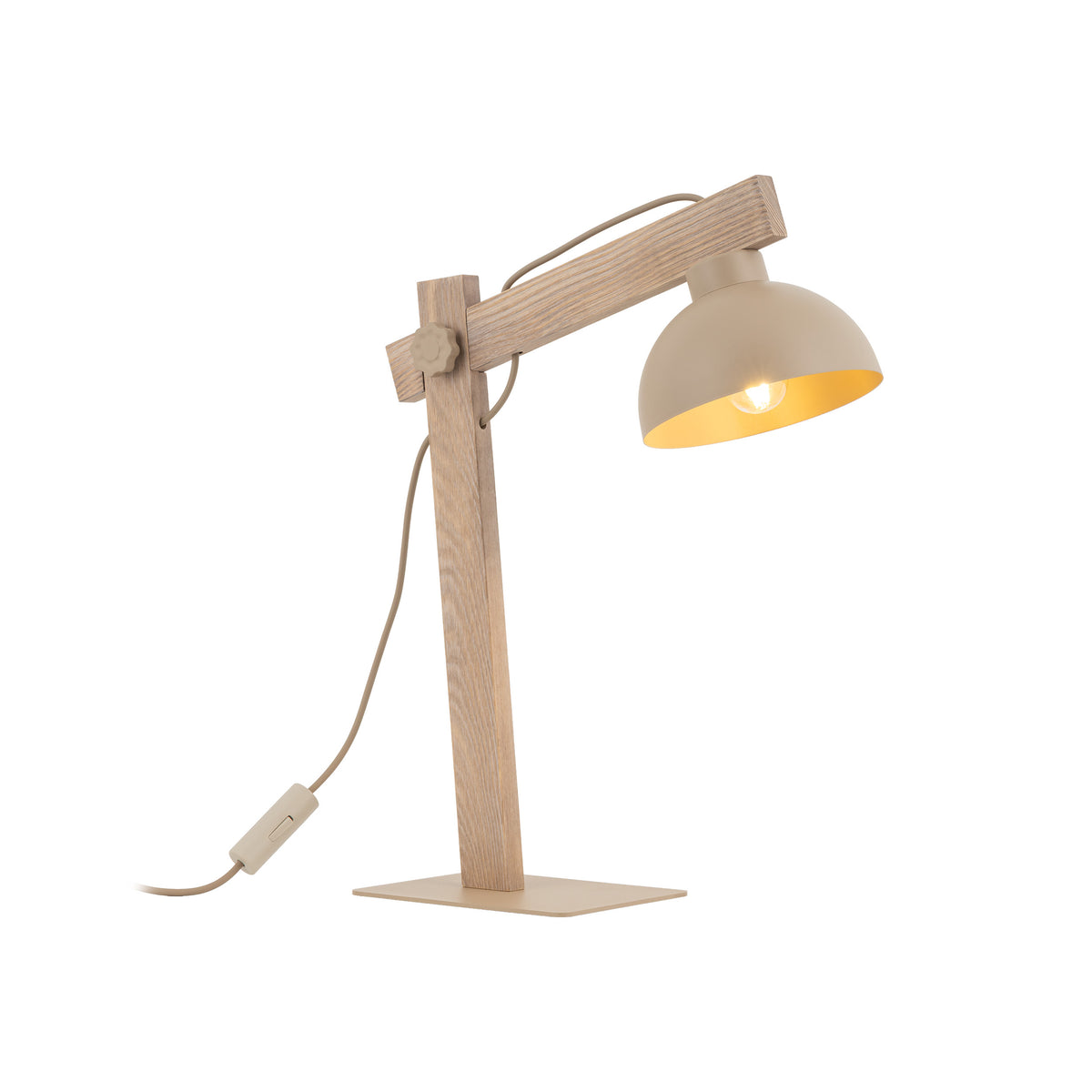 Veioză TK Lighting Oslo, nisip, 16129