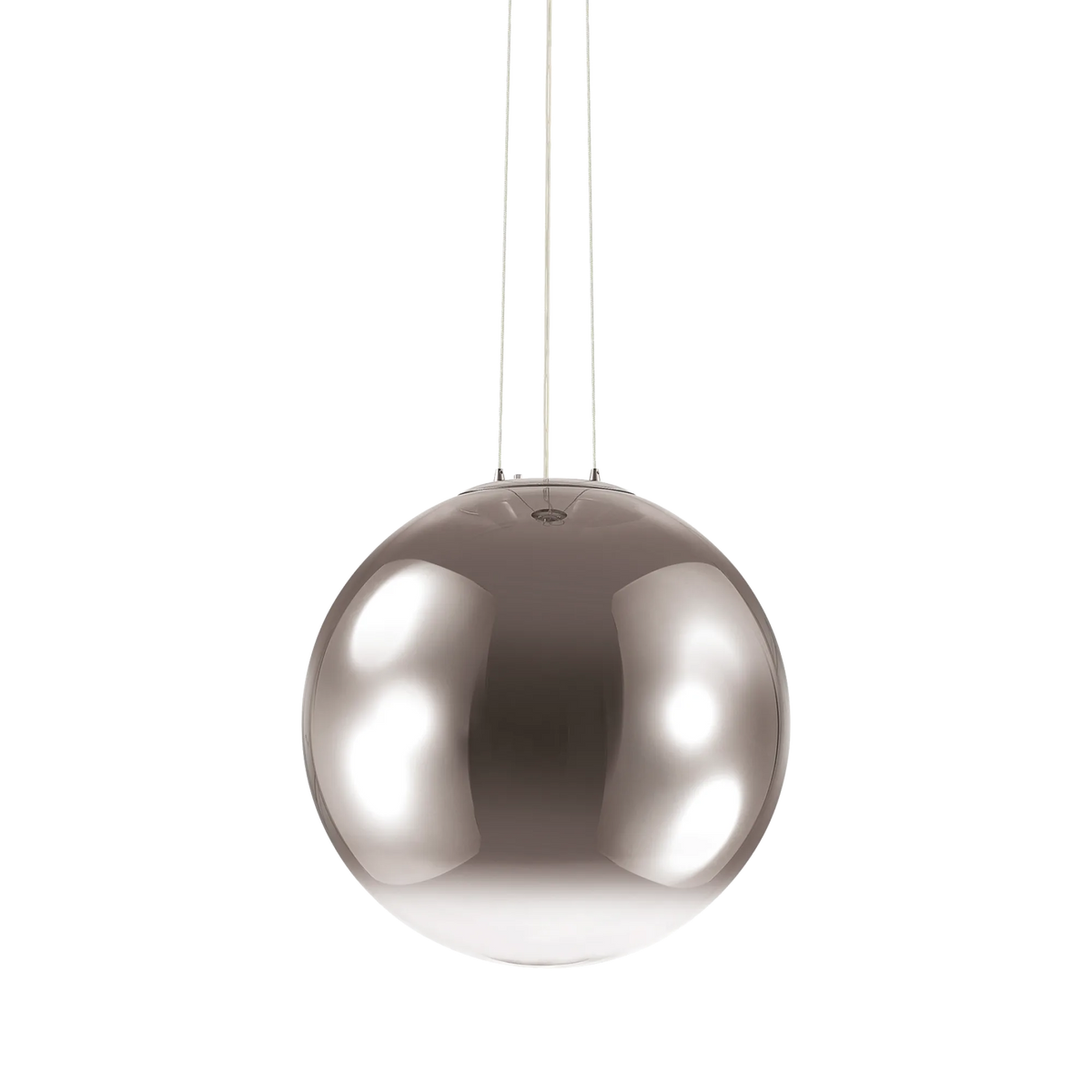 Pendul Ideal Lux Mapa Clear SP1, crom, degradé, Ø50 cm, 161327
