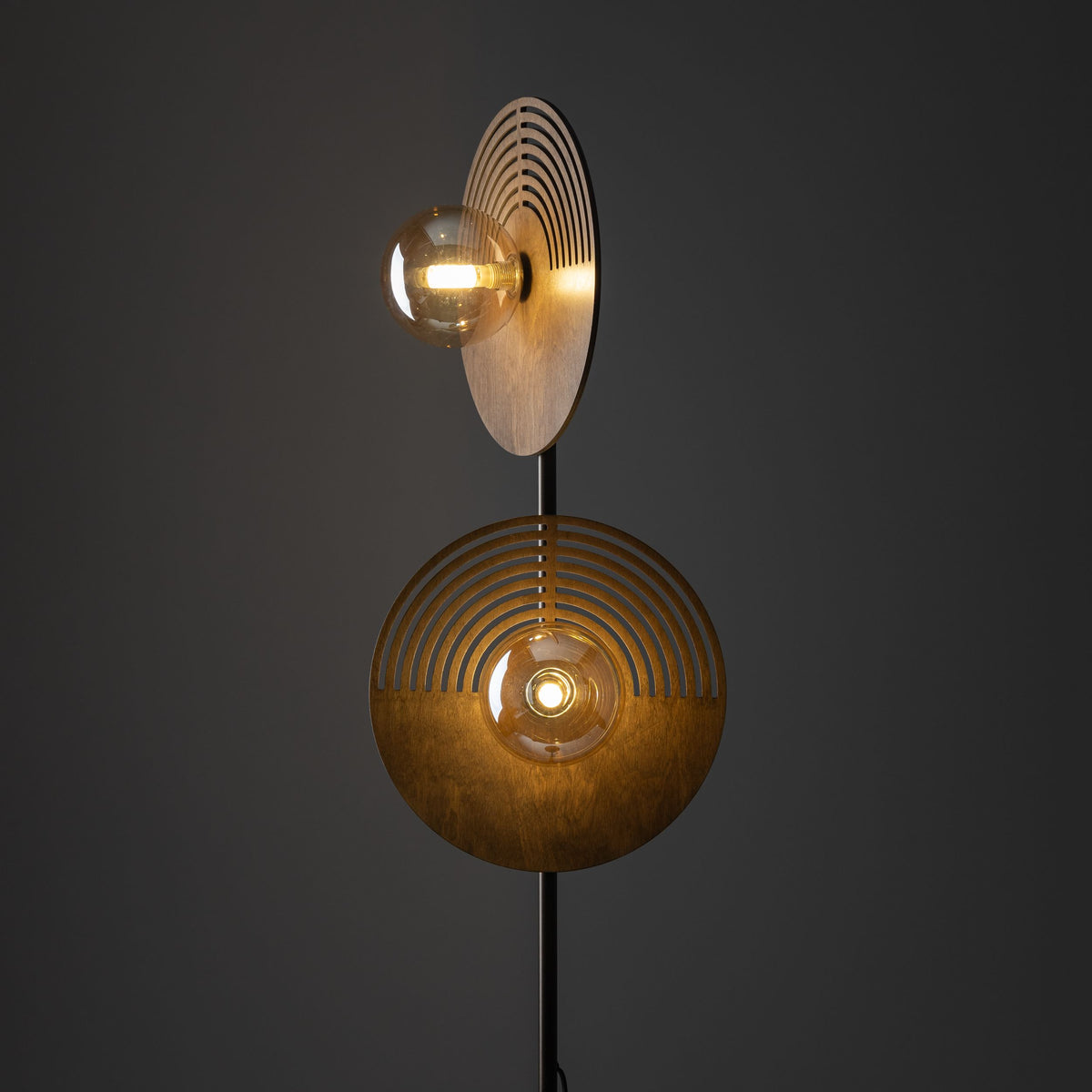 Lampadar TK Lighting Lunar, lemn, 2 x G9, 16135