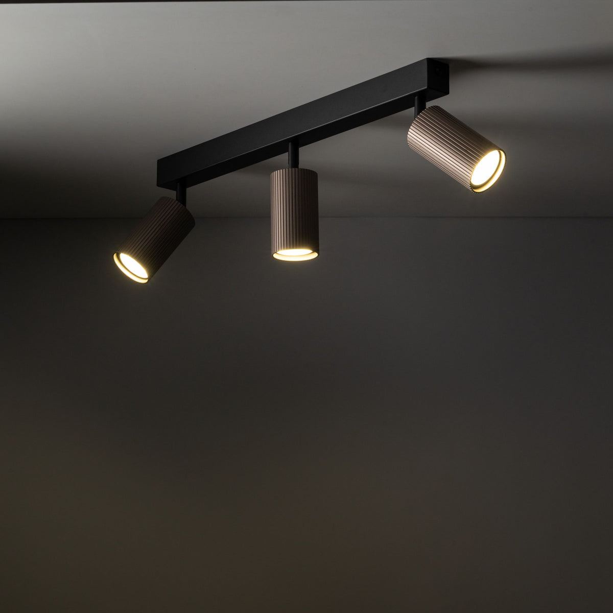 Aplică TK Lighting Tune, maro, 3 x GU10, 16148