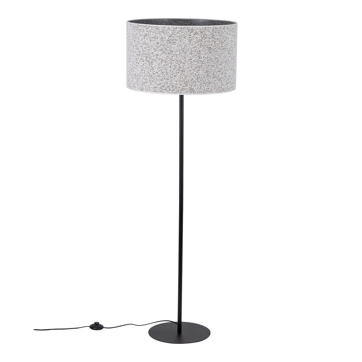 Lampadar TK Lighting Vellum, negru, 16166