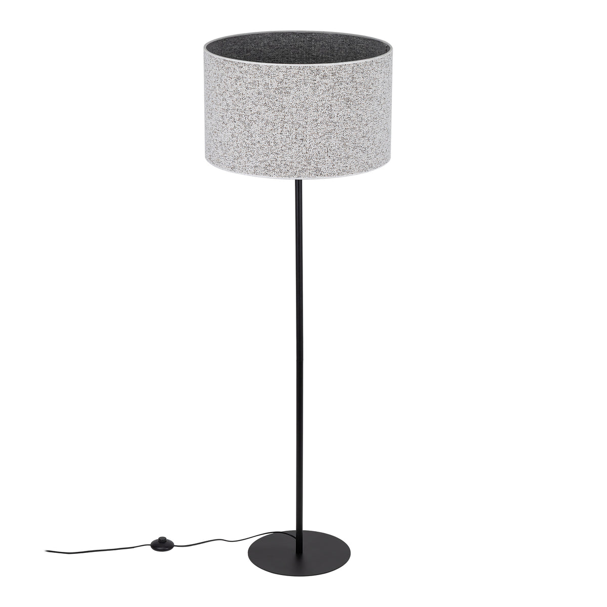 Lampadar TK Lighting Vellum, negru, 16166