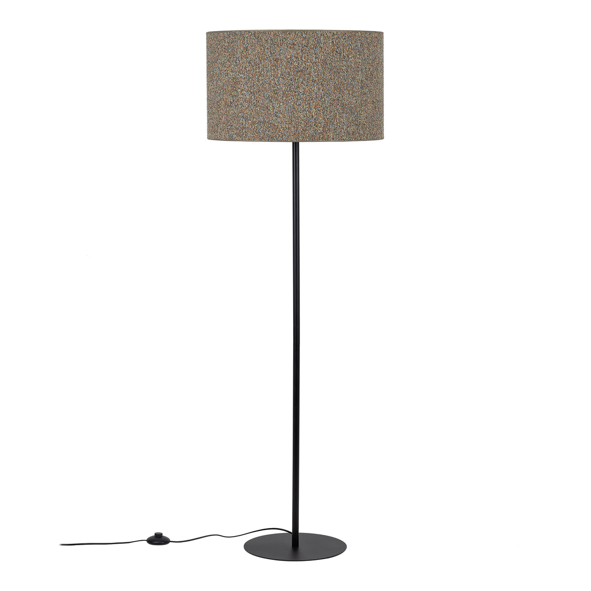 Lampadar TK Lighting Vellum Multicolor, negru, 16167