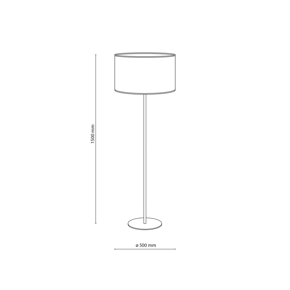 Lampadar TK Lighting Vellum, nisip, 16168