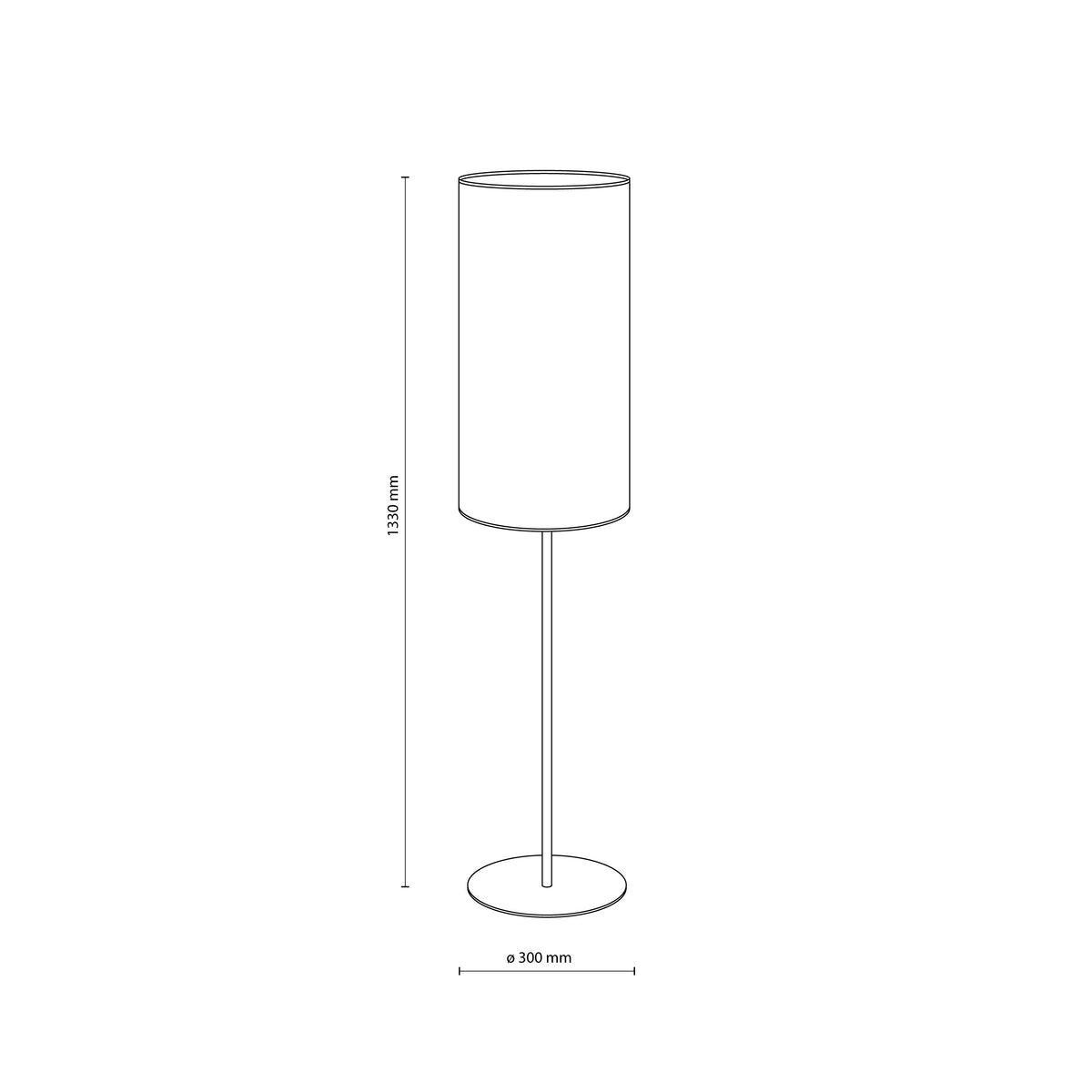 Lampadar TK Lighting Fieno, nisip, 16196