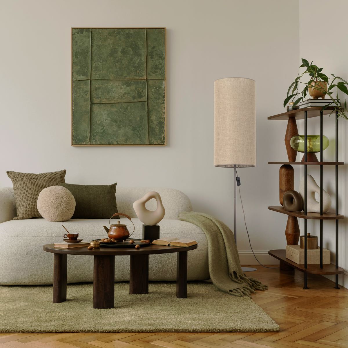 Lampadar TK Lighting Fieno, maro, 16197