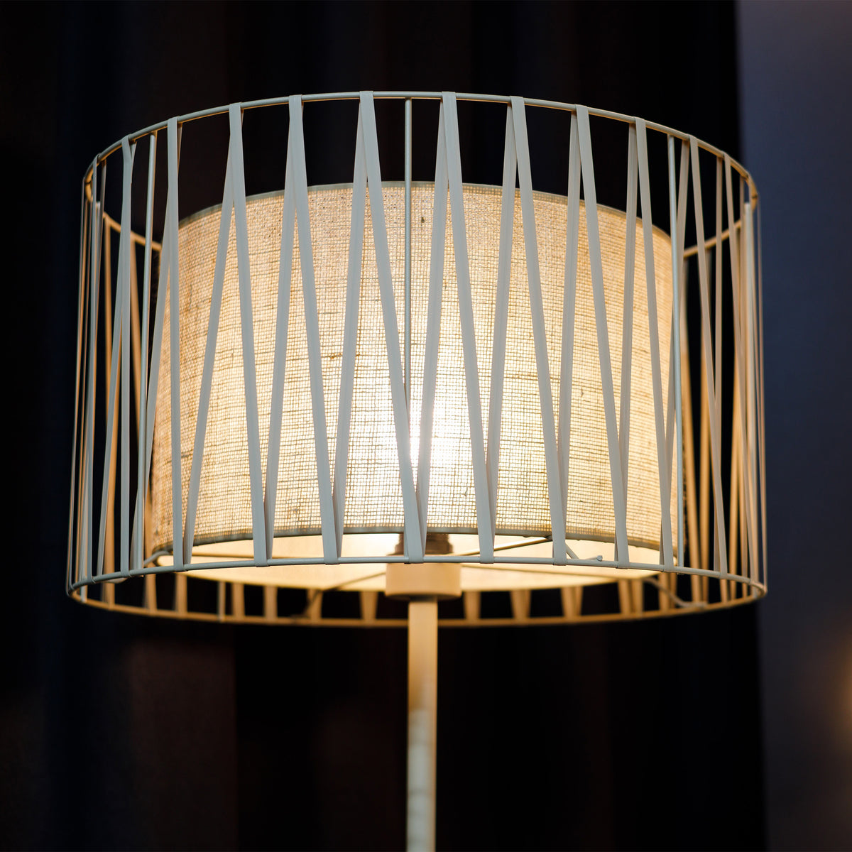 Lampadar TK Lighting Harmony, nisip, iută, 16199